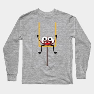 Cute Smiling Football ball Long Sleeve T-Shirt